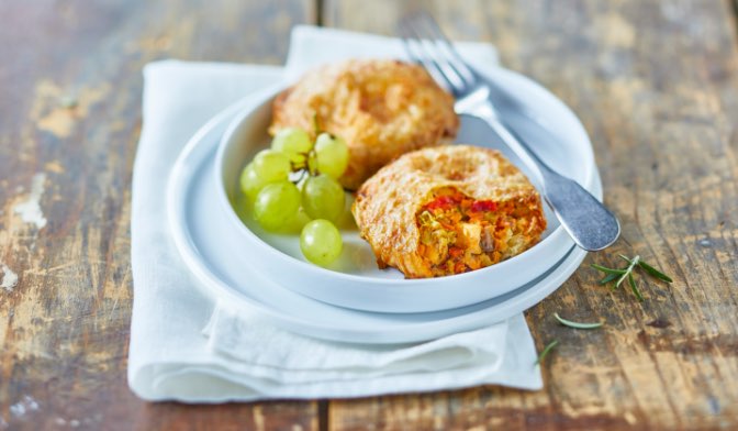 2 Pastillas au poulet et aux légumes — vue 2